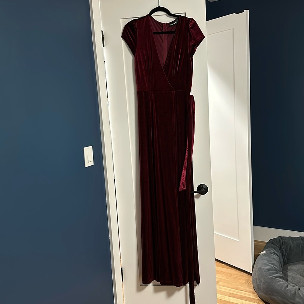 Blush Mark dreaming of you Cabernet velvet maxi